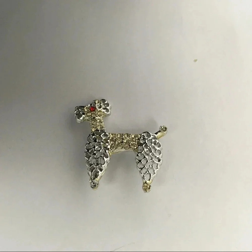 Poodle Dog Pin Brooch‎